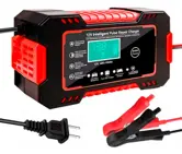 CARGADOR DE BATERIA PARA CARRO Y MOTO 12V