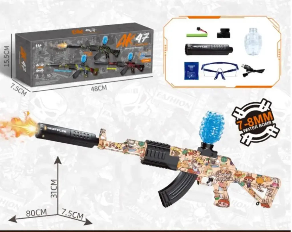 PISTOLA HIDROGEL GRANDE AK-47