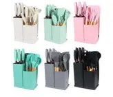 SET DE UTENSILIOS 19 PIEZAS KITCHEN CON TABLA
