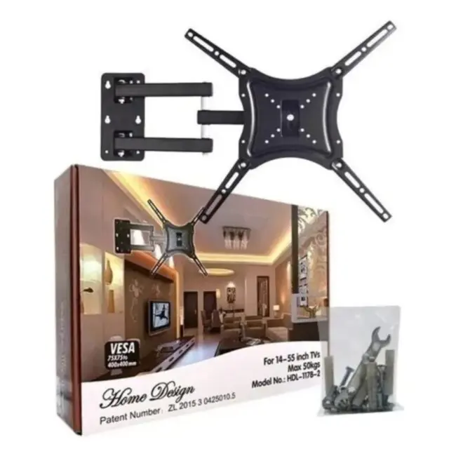 SOPORTE PARA TELEVISOR CAJA CAFÉ