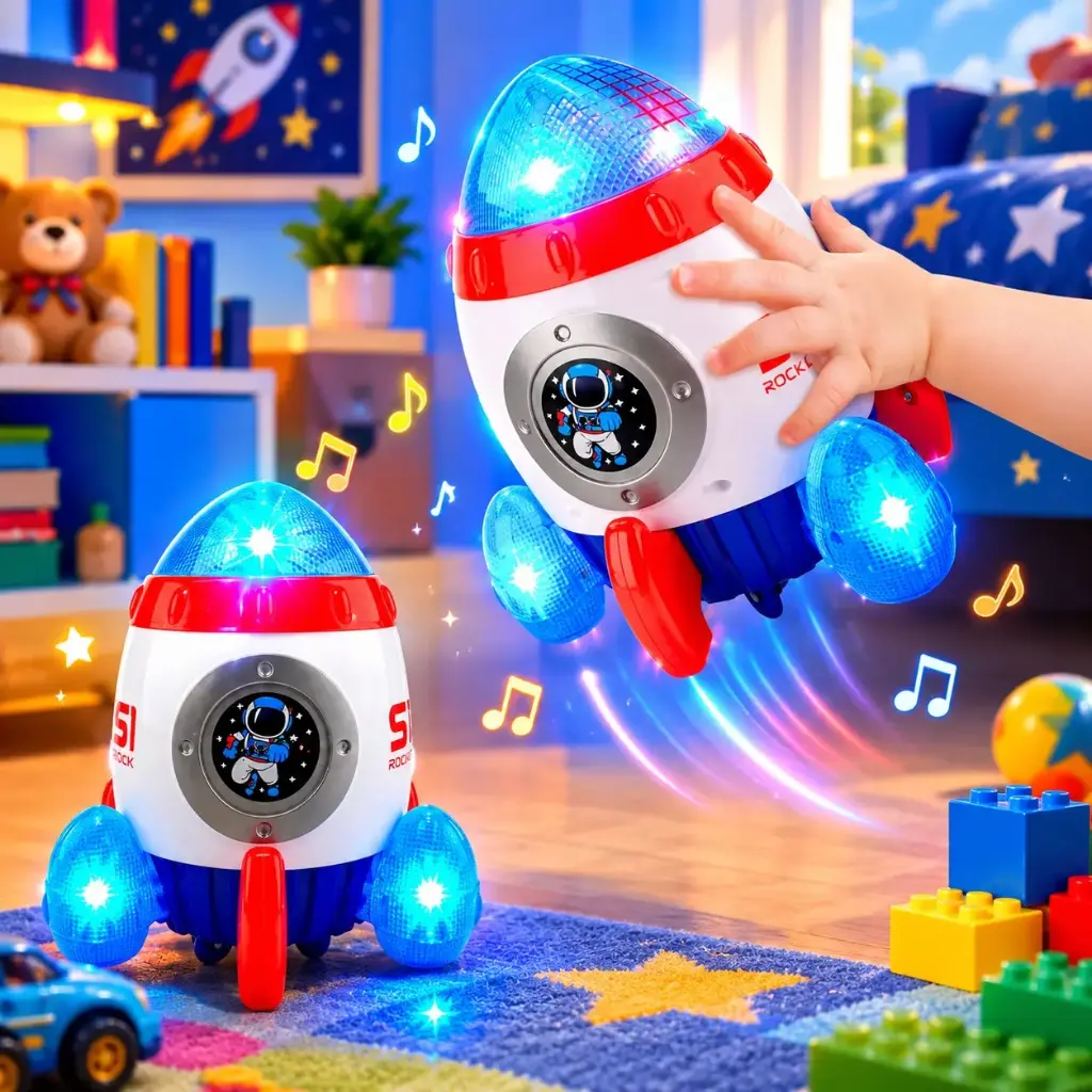 ALCANCIA NAVE ESPACIAL ROCKET S1 NIÑOS