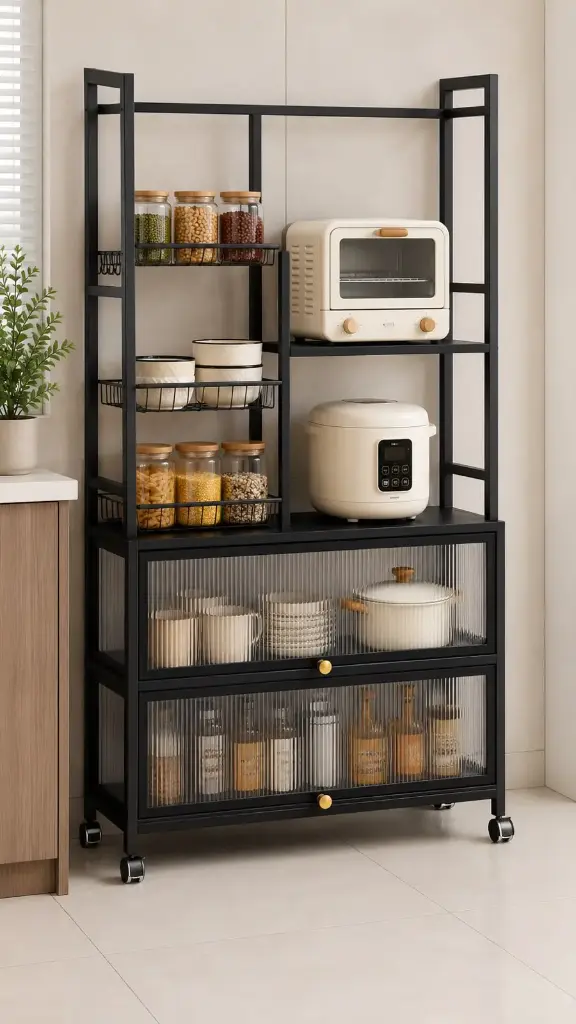 ORGANIZADOR DE COCINA DOBLE TAPA GRANDE