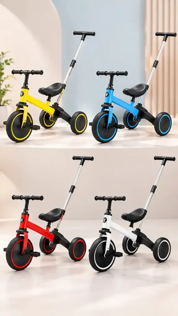 TRICICLO CON BASTON GUIA