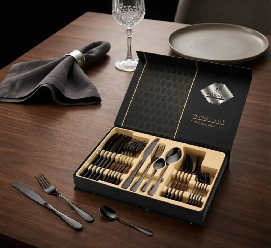 SET CUBIERTOS 24 PCS