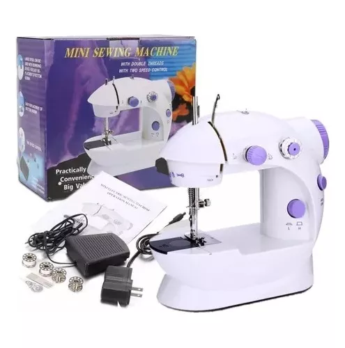 [SM-202A] MAQUINA DE COSER SENCILLA CAJA MORADA
