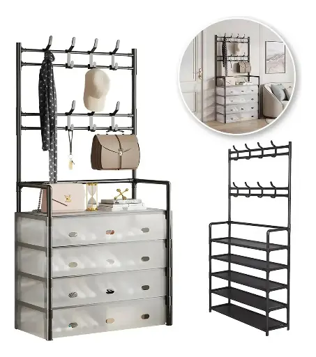 [WHN25910-1] ZAPATERO PERCHERO ORGANIZADOR ACRILICO