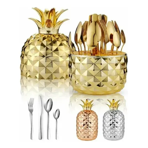 [K02] SET DE CUBIERTOS PIÑA